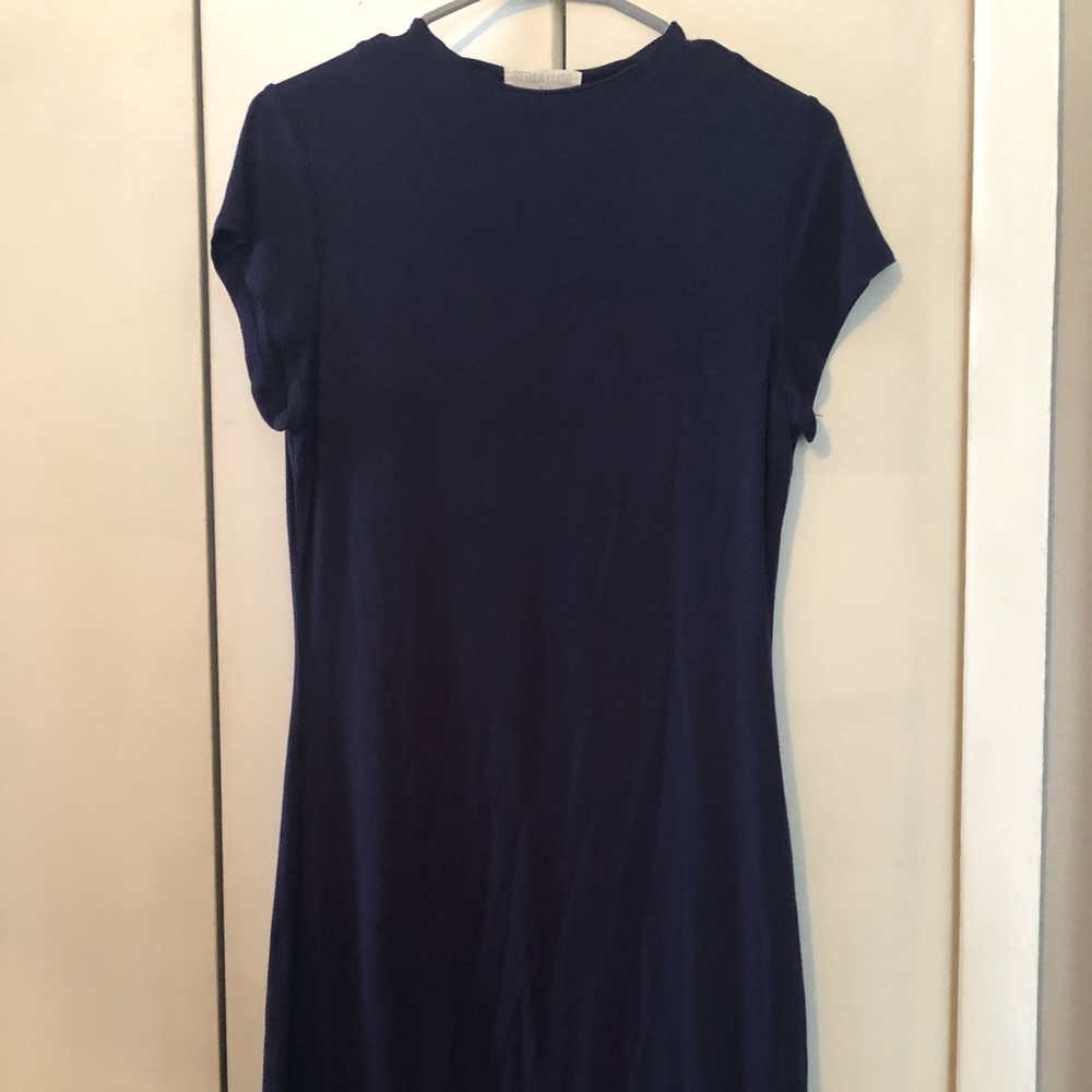 Navy Fitted Dress